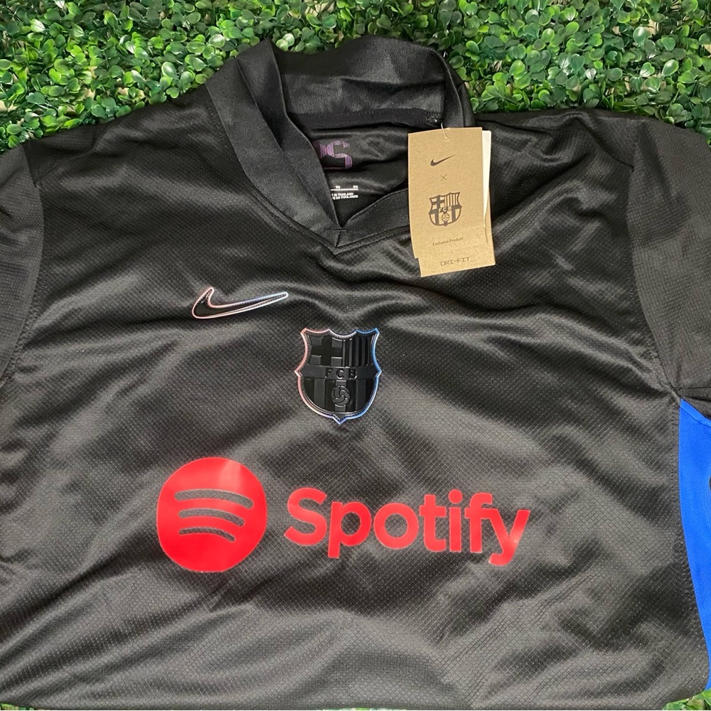 Nike FC Barcelona Black “Lamine Yamal” #19 Away Jersey 24/25